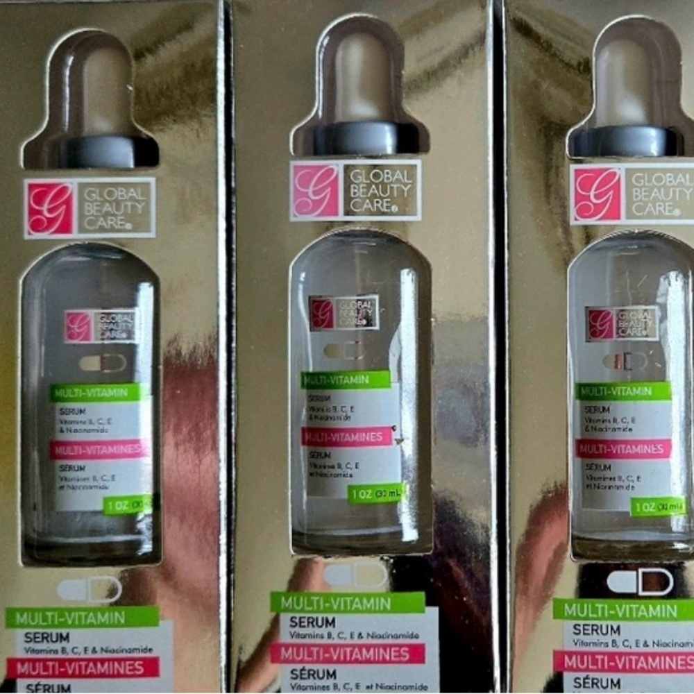 Bundle of 3 Multi-Vitamin Serum - Silver and Green 1 oz